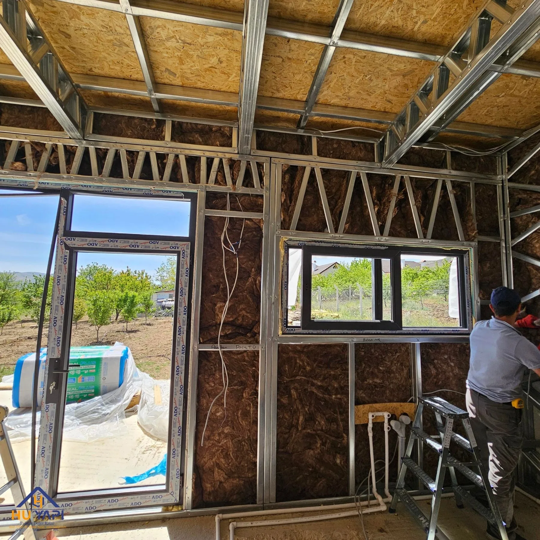 çelik villa 2 katlı 160 metrekare